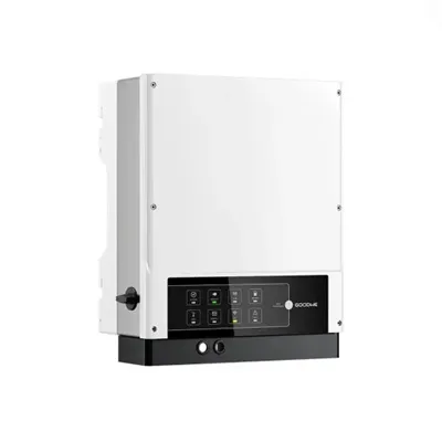 What equipment is connected to the grid for the inverter of the Moroccan solar container communication station